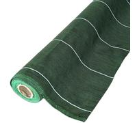 Toile de paillage 130g par m2 Vente au mètre Vert Bache tissée Grande Largeur Anti-Mauvaises Herbes Geotextile Large (Largeur 1,38M)