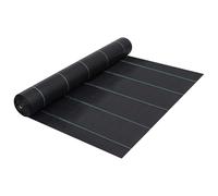 vidaXL Toile de paillage 2x50 m - Noir