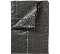 Toile de paillage paysages noire 1 x 25 m, traité anti UV, 100 g/m² - Bâche de sol anti mauvaises herbes