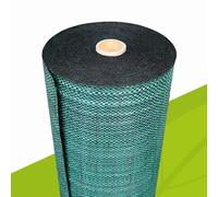 Toile de paillage tissée 130g/m² - Rouleau - Géotextile Anti-Mauvaises Herbes Haute résistance - Coloris Vert - Usage Jardin, allées, Cultures (4,15x10m)