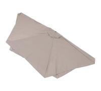 Toile de Parasol de Jardin 2, 7m 6 Baleines Polyester UV | Rechange Toile de Parasol de Jardin, Baldaquin Moderne Résistant, Usage Extérieur pour Cour et Terrasse