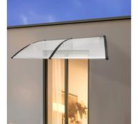Toile de protection en polycarbonate de 200 cm - Protection contre la pluie et le soleil - Abri transparent pour l'extérieur