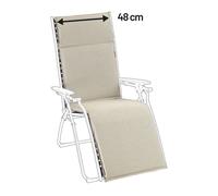 Toile De Rechange Fauteuil Relax Transat Jardin - Chaise Longue - Evolution - Hedona - Beige Latte - Lafuma Mobilier
