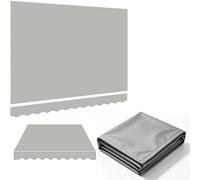 Toile de rechange imperméable pour balcon, terrasse, pergola, jardin - 6,50 x 3,50 m - 600 x 350 cm