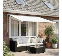 Toile de rechange pour auvent Blanc 450 × 350 cm Polyester