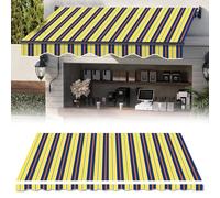 Toile de rechange pour auvent de terrasse - 280 g - Bâche résistante aux intempéries et à la décoloration pour magasin, terrasse, porte, fenêtre