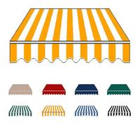 Toile de rechange pour auvent d'extérieur - 3 x 2 m - Bâche imperméable pour jardin, terrasse, balcon, terrasse - Protection UV et pare-soleil - Blanc