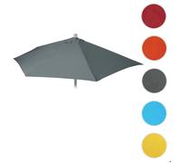 Mendler Toile de Rechange pour Parasol Demi-Rond Parla 300cm UV 50+ 3kg Anthracite