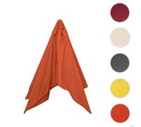 Mendler Housse de rechange pour parasol Florida Ø 3,5 m polyester 8 baleines terracotta