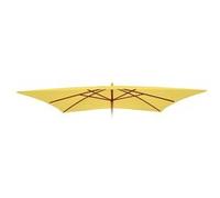 Housse de rechange pour parasol Florida 3x4m, housse de rechange pour parasol, polyester ~ jaune