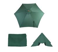Mendler Housse de rechange pour parasol Florida Ø 3 m Polyester 6 baleines Vert olive