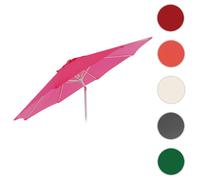 Housse de rechange pour parasol N18, housse de rechange pour parasol, Ø 2,7 m, tissu/textile ~ rose