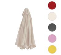 Mendler Housse de rechange pour parasol N23 2x3 m rectangulaire tissu 4,5 kg UV 50+ crème