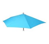 Toile de rechange pour parasol semi-circulaire Parla, 270cm UV 50+ 3kg turquoise Bleu G