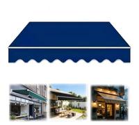 Toile de Rechange pour Store Banne et Auvent de Terrasse, Imperméable Toile D'auvent pour Abri Pare-Soleil, Store Banne Manuel Rétractable Toile de Remplacement(C,610x150cm/20x5ft)