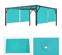 Toile de Rechange pour Toit de pergola Baia 3x4m - Turquoise