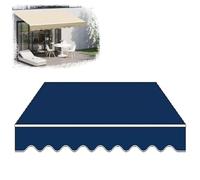 Toile de rechange rétractable pour auvent de terrasse - Pour fenêtre et porte - 3 x 2,4 m, 3,7 x 3 m, 4 x 3 m, 6,1 x 4 m