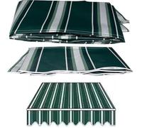 Toile de rechange rétractable pour auvent extérieur, imperméable, anti-UV, pour auvent extérieur, de 2,4 m à 6,1 m, idéal pour terrasse, cour, terrasse