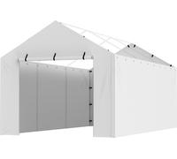 Toile de remplacement pour abri d'auto, parois latérales 10 x 20 pi, bâche de protection pour garage, résistante, imperméable et protégée contre les UV, installation facile à l'aide de sangles à boule