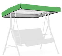 Toile de remplacement pour auvent de véranda, dimensions 195 x 125 x 15 cm, résistante aux UV, imperméable, couleur verte