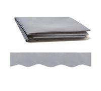 Toile de Remplacement pour Auvent Gris, Toile de Canopée Extérieure Imperméable, Tissu de 280 g en Polyester pour Jardin, Patio, Balcon(300x200cm)