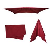 Toîle De Remplacement Pour Parasol Florida, 3x4m, Polyester 6kg Rouge-Bordeaux Rouge