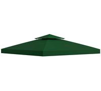 Toile de remplacement pour pergola de jardin, dimensions 3 x 3 mètres - Imperméable - Polyester - Vert