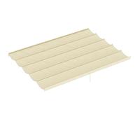Toile de remplacement rétractable crème pour pergola 4x3 (3,5 x 2,6 m) avec 10 trous de drainage, 3,5 x 2,6 m.