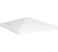 Toile de toit de belvédère 270 g/m² 3x3 m Blanc