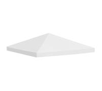 vidaXL Toit de pavillon 310 g/m² 3x3 m blanc crème