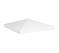 vidaXL Toit de pavillon 3x3 m 270 g/m² Résistant à l'eau Blanc