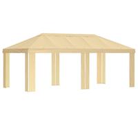 Toile de toit pour pergola, dimensions 6 x 3 mètres, couleur crème, polyester 190 g/m²