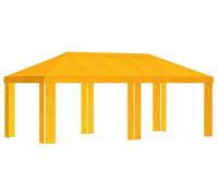 Toile de toit pour pergola, dimensions 6 x 3 mètres, couleur jaune, polyester, grammage 190 g/m²