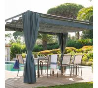 Toile de tonnelle PALMEIRA Ardoise Pour 4 x 3 m - Polyester Hespéride