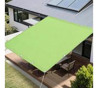 Toile d'ombrage 600 x 700 cm Protection UV, Anti-Déchirure, Coupe-Vent, Imperméable Filet Protection Solaire, Toile pour Pergola avec Cordes pour Jardin, Terrasse, Balcon, Vert Tendre
