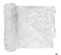 Toile d'ombrage ajourée - - Carré 3x3 m - 120 g/m2 - Polyester - Blanc - Anti-UV - Imputrescible Femeo