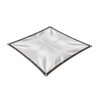 Toile d'ombrage Aluminet Aluminet Anti-UV Robuste et Pliable | Toile D'Ombrage UV De Camping Idéal pour balcon terrasse serre chenil poulailler camping voiture camping-car
