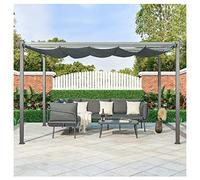 Toile d'ombrage de rechange pour terrasse, voile d'ombrage à suspendre pour pergola et terrasse, protection UV, installation facile, housse d'extérieur durable