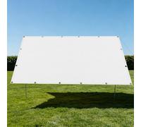 Toile d'ombrage de Serres 1.5 x 3 m Protection Solaire Brise Vue de Jardin Plusieurs Tailles pour Serre Jardin Couverture Potager Terrasse, Blanc