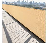 Toile d'ombrage de Serres 1.5 x 3 m Protection Solaire Filet d'ombrage Anti-UV pour Jardin Résistant pour Jardin, Terrasse, Balcon, Camping, Pergola, Couleur Crème