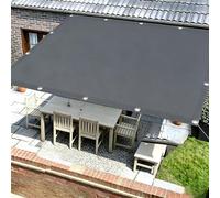 Toile D'ombrage Imperméable Rectangulaire, 3X2.5M Gris Foncé Voile Ombrage avec Oeillets D'ombrage Bâche Ombrage Protection UV Solaire pour Jardins Balcons Pergola Terrasse