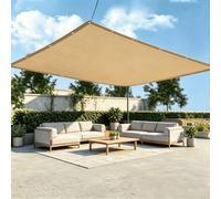 Toile D'ombrage Rectangulaire, 1.8x4 M Voile Dombrage Imperméable, Voile D'ombrage Balcon Bâche Ombrage Protection UV Solaire pour Jardins Balcons Pergola Terrasse - Jaune Sable