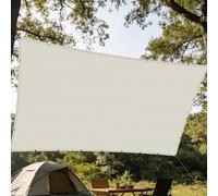 Toile d'ombrage Rectangulaire 2.5 x 4.5 m D'Ombrages UV Protection Voile d'ombrage Toile Rectangulaire Contre Le Vent Pourjardin, Terrasse, Balcon, Extérieur, Blanc cassé