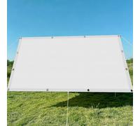 Toile d'ombrage Rectangulaire 80 x 150 cm Imperméableanti Auvent Respirant pour Patio Jardin Terrasse Extérieur Balcon, Blanc