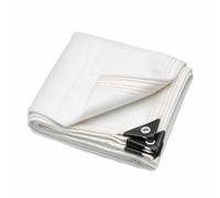 Toile d'Ombrage Respirante, Filet Ombrage pour Pergola Terrasse | Bord Cousu avec Œillets Réguliers, Installation Facile pour Balcon et Patio(Blanc,3m x 7m)