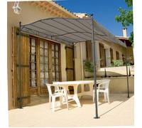 Toile d'ombrage taupe 3 x 2,5 m WERKA PRO