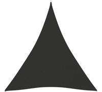 Toile d'ombrage triangulaire - 5 x 7 x 7 m - Tissu Oxford - Anthracite - Toile d'ombrage XL hydrofuge - Protection UV à 95 % - Sangles de fixation incluses - Triangle asymétrique pour grands jardins e