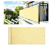 Toile d'ombrage Voile Ombrage Pergola Rectangulaire - 2.4x3.6M Jaune Clair - Imperméable Store Pergola Protection UV 98% Ombrage Terrasse Exterieur avec Oeillets et Corde pour Patio Balcon Jardin
