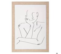 Tableau Toile Murale encadrée imprimée Visage 50 x 70 cm - Atmosphera