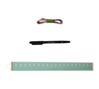 Toile et Bois Toise Murale, Tableau de Croissance Garçon et Filles | Suspendre Cordons, Impression Nette, Décoration Chambre, Usage Intérieur, Lot de 1 Set de Set
